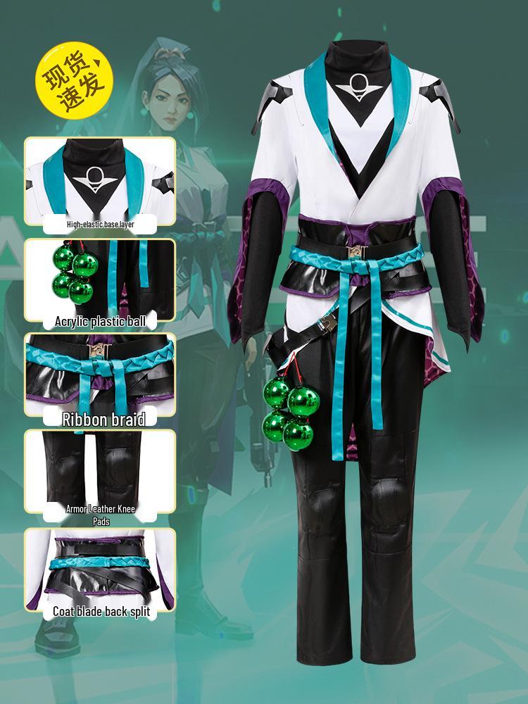 Костюм Косплея Сейдж из Valorant Комплект