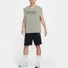 Nike Мужская спортивная майка Оливковая HQ1204-053
