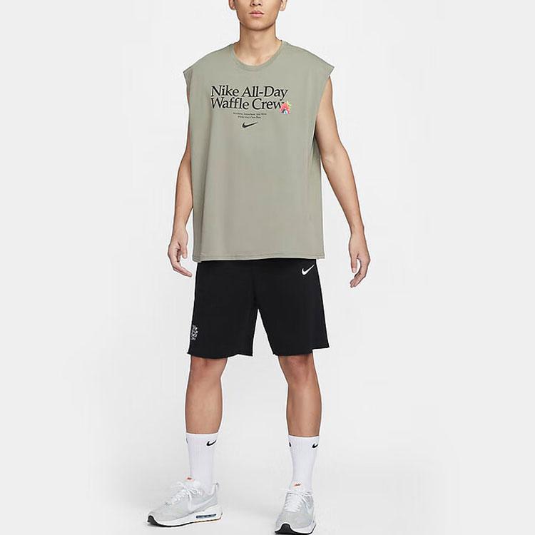 Nike Мужская спортивная майка Оливковая HQ1204-053