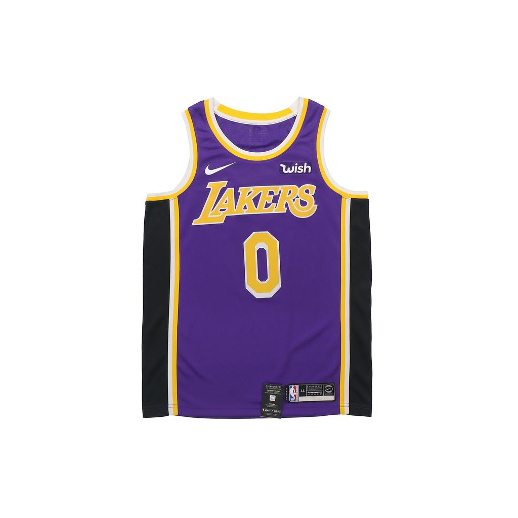 Nike NBA Basketball Jersey Los Angeles Lakers City Edition Fan Version Men Tops Purple AA7097-512
