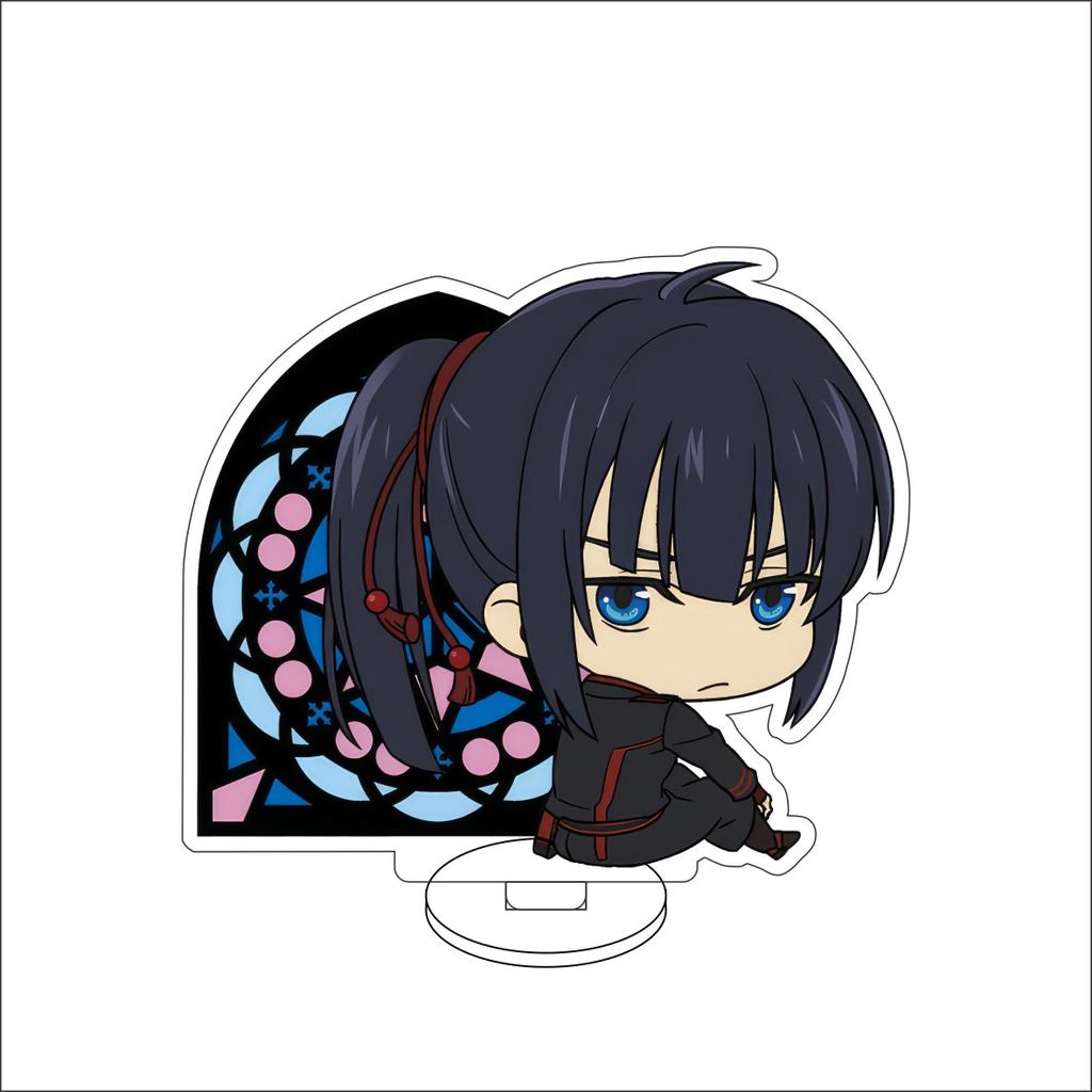 10CM Anime D Gray-man Figure Stand Model Allen Walker/Yu Kanda/Lenalee Lee/Lavi Bookman Jr Cute Desk Decor Standing Sign Gifts