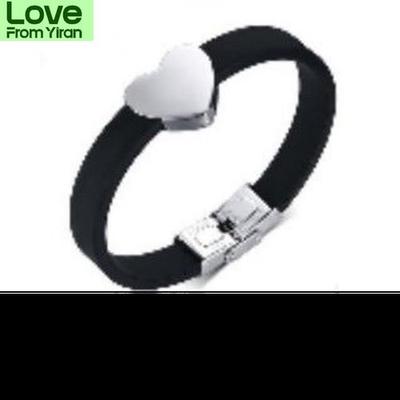 Браслеты Силиконовый браслет Love Модные украшения Простой браслет в форме сердца для пары Силиконовый браслет