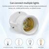 PIR Motion Sensor E27 Light Socket Adapter 85-265V Smart Infrared Bulb Holder Auto ON/OFF Delay Switch for Home Garage Stair