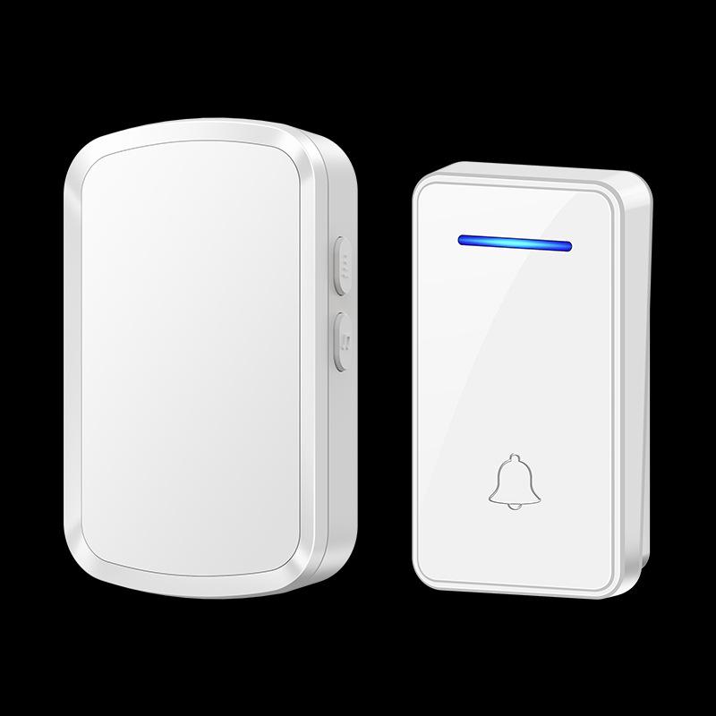 High Volume Wireless Doorbell with Long-Range Self-Powered Smart Reminder, 1 to 2 Waterproof Electronic Pager.