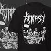 Футболка группы Autopsy Death Metal Мерч Экстремальная Металлическая Одежда Подарки для Металлистов