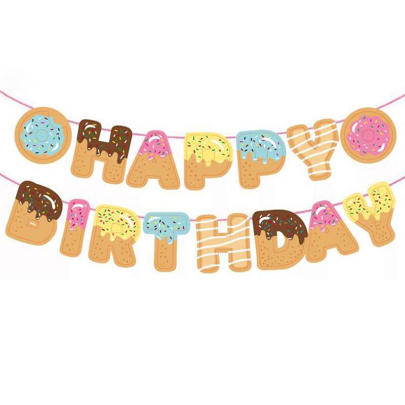 Sweet Donut Ice Cream Cake Foil Balloons Love Helium Balloon Baby Shower Birthday Party Decoration Kids Toy Digital Figure Globo