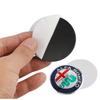 Car Stickers For Alfa Romeo Car Wheel Hub Center Cap Metal Emblem Stickers For Alfa Romeo Giulietta GT 159 147 156 Mito Brera Gi