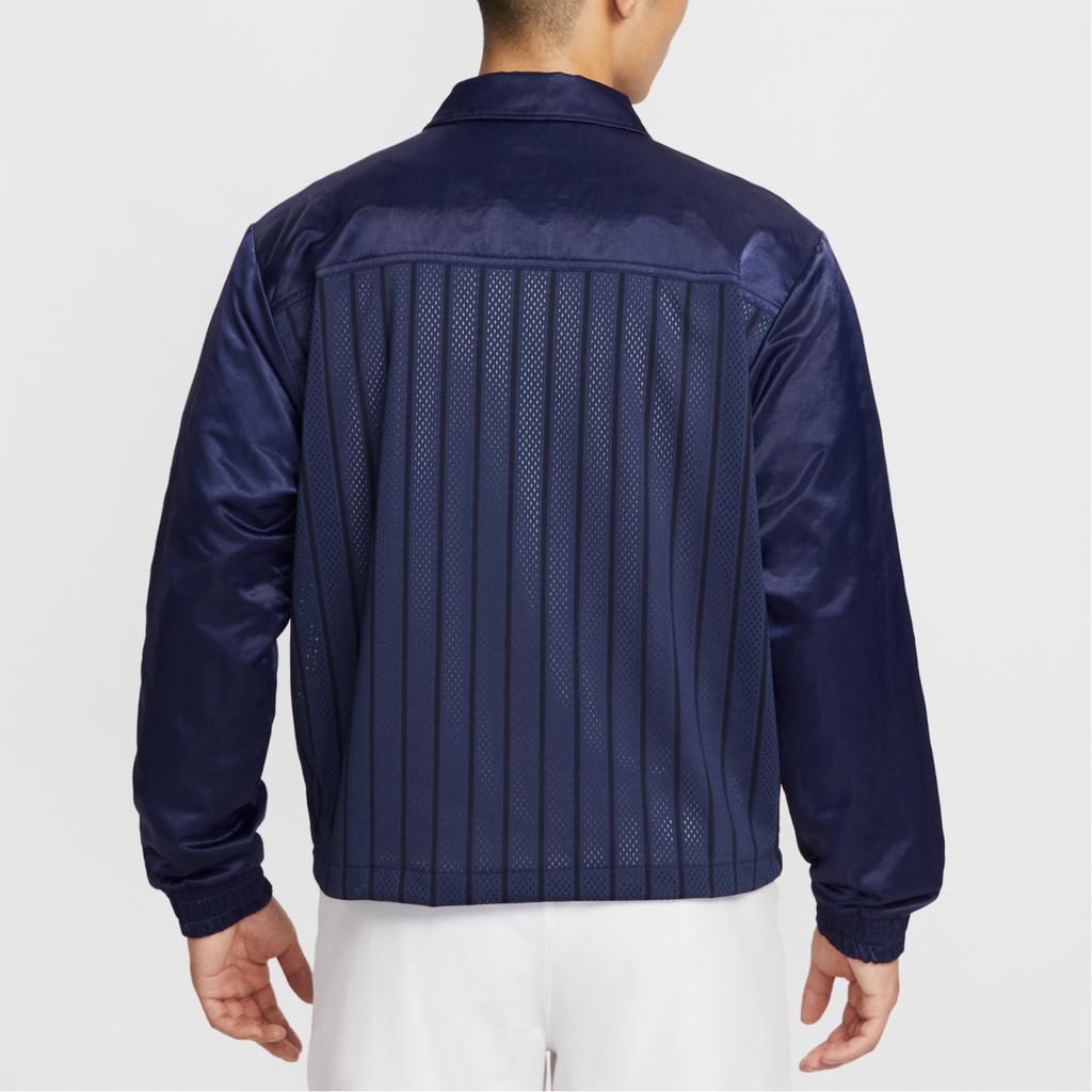 Nike Мужская дышащая куртка для тенниса на молнии с воротником поло и длинным рукавом IH2295-410