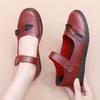 Повседневная обувь для женщин среднего и пожилого возраста на весну и осень. Мамины мокасины на плоской мягкой подошве. Удобные туфли без застежек для бабушки.