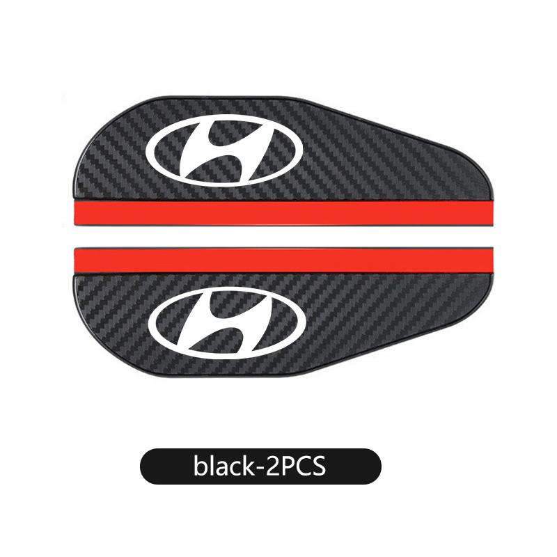 For Hyundai Carbon Fiber Car Rear View Shield Guard Auto Rearview Mirror Rain Cover NLINE I30 I20 Venue Tucson Kona IX35 I40 lk1