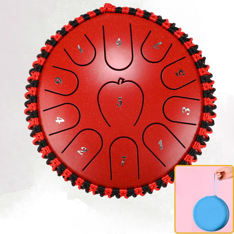 7 Inch Tongue Drum Sound Therapy Small Tongue Drums Professional Child Percussion Music Instrument Accessories Yoga Meditation Instruments Portable