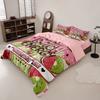 Bed Three-Piece Set 90G Polished Pillowcase Quilt Cover Christmas Sparkling Water Digital Printing Bedding