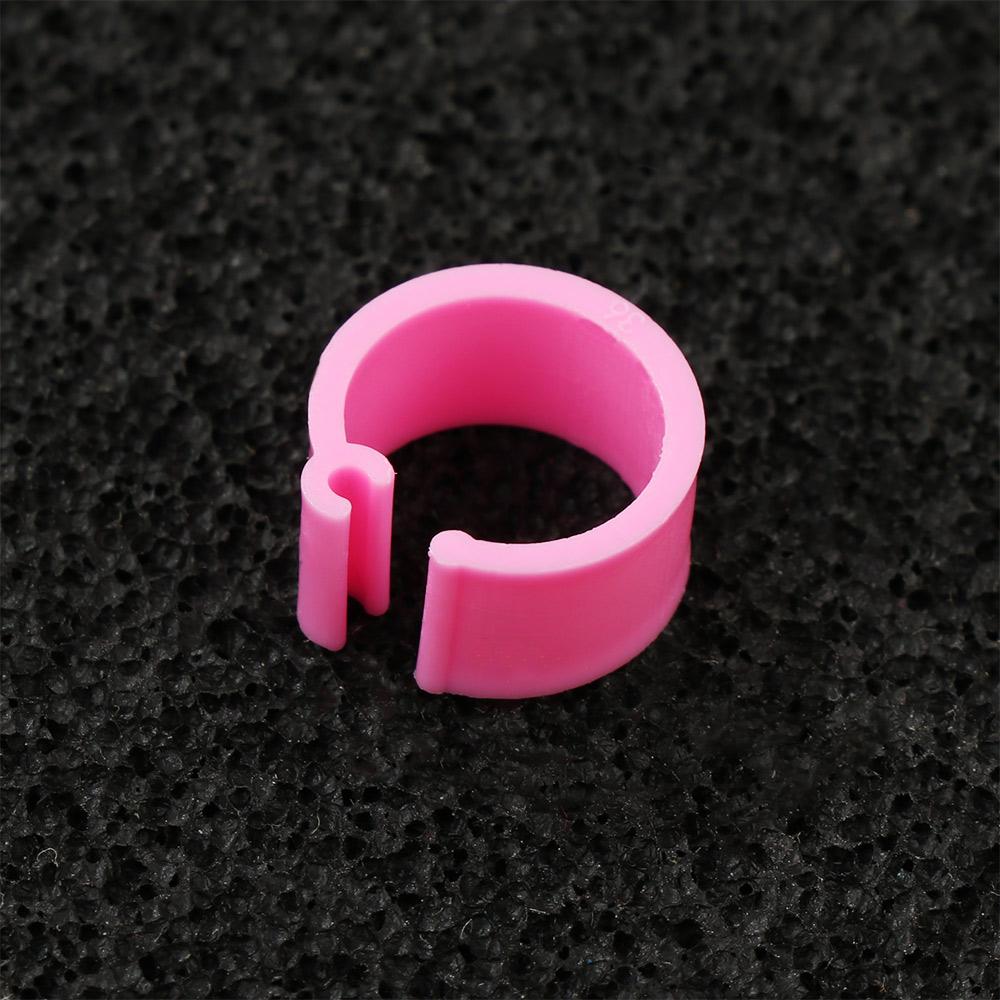 100 Pcs HOT Animal Bird Poultry Clip Rings Leg Band