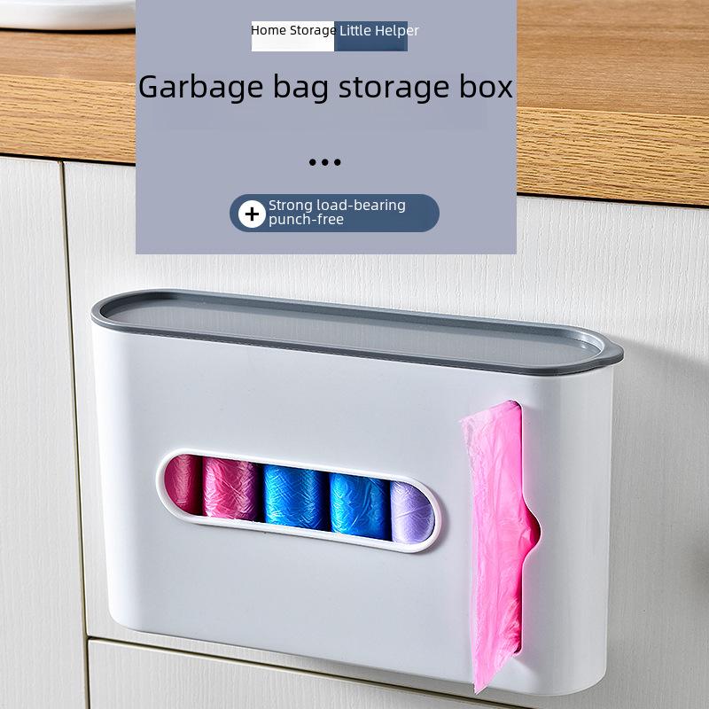 Настенный ящик для хранения мусорных мешков без отверстий для кухни и ванной комнаты