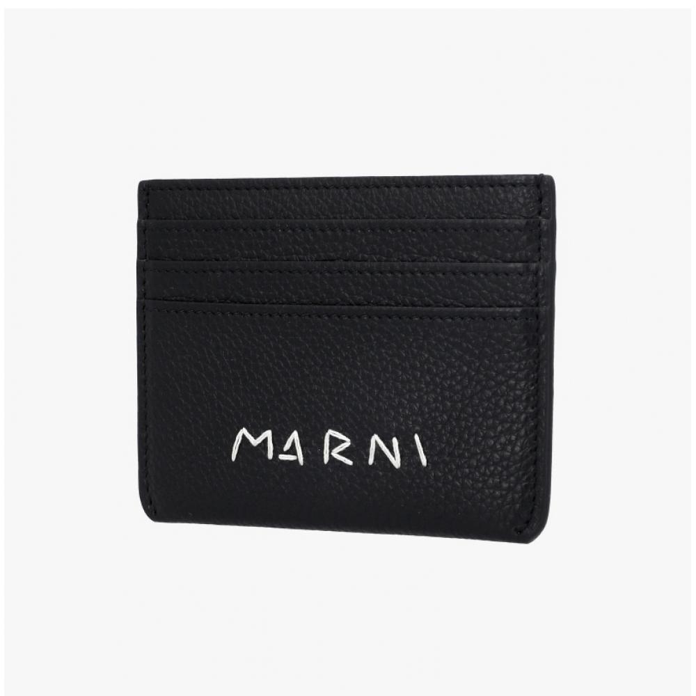 Marni Mending Logo Card Wallet Pfmi0104u0 P6533 00n99