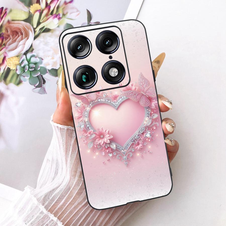 For Motorola Signature 6.8'' Case Cute Cat Cartoons Pattern Soft Silicone TPU Funda For MotoX70 Air Pro Signature Back Covers