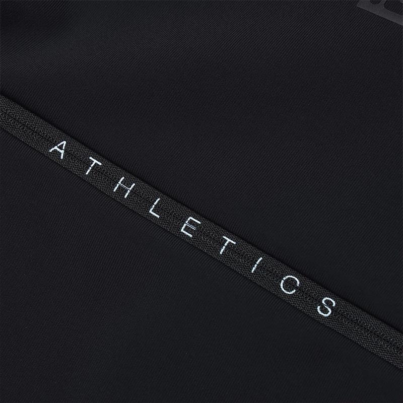 Fila Фитнес Однотонная Повседневная Универсальная Вязаная Толстовка с Капюшоном Мужские куртки Насыщенно-черный A11M511505F-BK