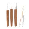 Набор крючков для вязания дредов Профессиональный портативный набор для плетения волос Дреды крючком