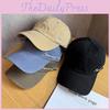 Embroidered Breathable Cotton Letter Cap With Wide Brim Sunshade Sports Outdoor