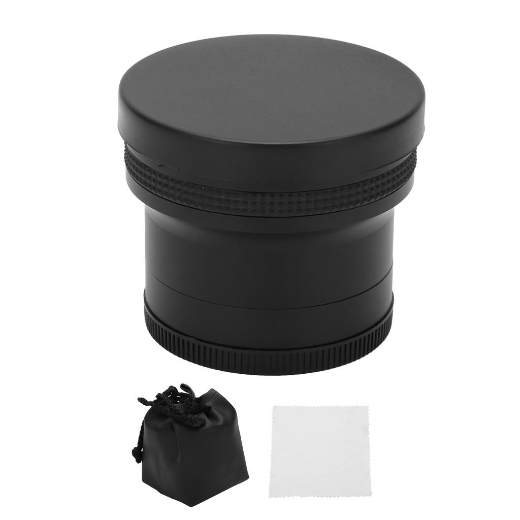 58MM 0.25x Super Macro Camera Fisheye Lens Thread Lens for CanonNikon DSLR SLR Camera