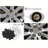 20Pcs 17mm Automobile Tire Screw Caps Dust-proof Decorative Caps with 1 Black Clip ,Screw Protective Caps