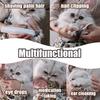 Cat Grooming Wrap Cat Restraint Wrap for Nail Clipping, Ear Cleaning, 55x55cm