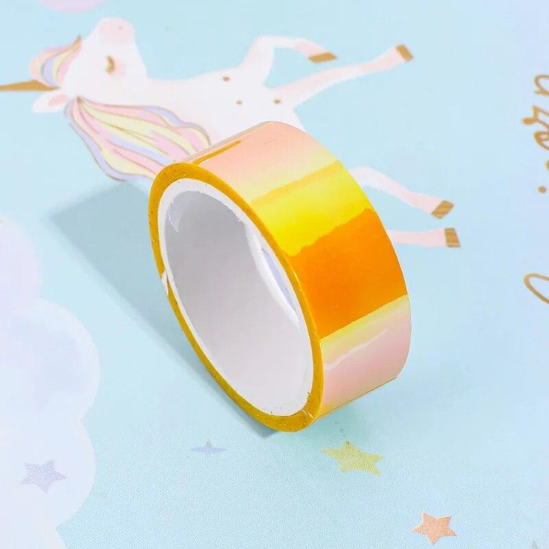 Набор липкой ленты васи с лазерным блеском — съемный и многоразовый клей для скрапбукинга и поделок