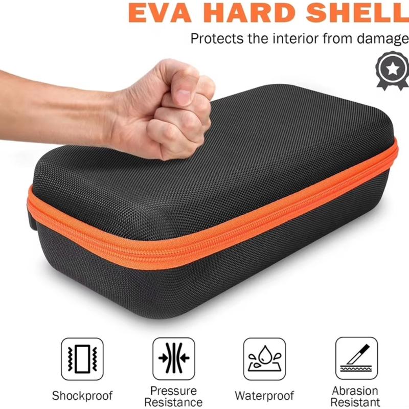 Водонепроницаемая Беспроводная Сумка для Хранения 2 Микрофонов для Беспроводных 2 Podcaster-ов в Поездке с Портативным Дизайном