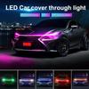Universal Car Hood Daytime Running Light Strip Waterproof Flexible LED Auto Decorative Atmosphere Lamp Ambient Backlight Car Styling Accessories