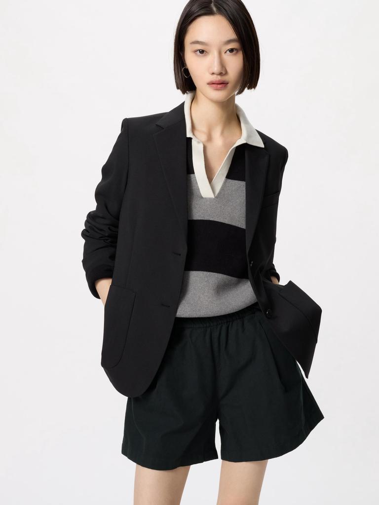 Uniqlo Укороченные брюки из хлопка Easy