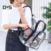 Transparent Waterproof Backpack Large Capacity School Bag Male And Female Clear Travel Backpack for School Work Vacation