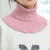 Winter Knitted Fake Collar Detachable Turtleneck Collar for Women Sweater Coat Neck Scarf Warm Woolen Windproof False Collars