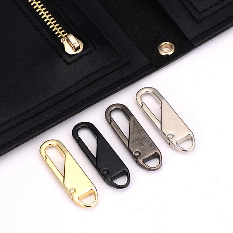 10PCS Universal Zipper Puller Detachable Metal Zipper Head Repair Kits For Zipper Slider DIY Craft Sewing Clothes Accessories