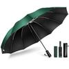 Folding Umbrella with 12 Automatic Reverse Folding Light Heat UV Rain or Heavy Day Gift Extra-Large Ribs, One-Touch Open/Close, Folding, Windproof,