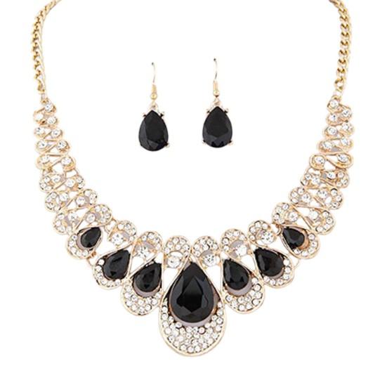 2 шт./компл. преувеличенные благородные красивые серьги-колье, многоцветные капли воды, подвеска из искусственного камня, серьги, ювелирные аксессуары