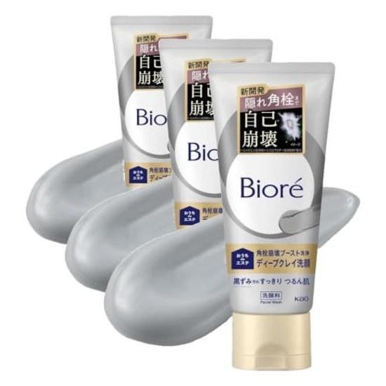 Biore Ouchi de Esthe Deep Clay Cleanser 180g pores blackheads pore dirt sebum cleansing foam ( 3)
