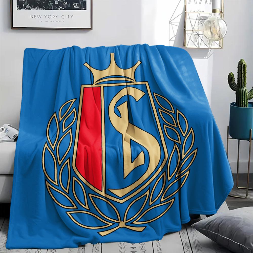 Фланелевое одеяло с принтом Standard Liege, Высококачественное, Удобное для всех сезонов, Декор для дома, Тепло и уют, Идеально для рождественских подарков
