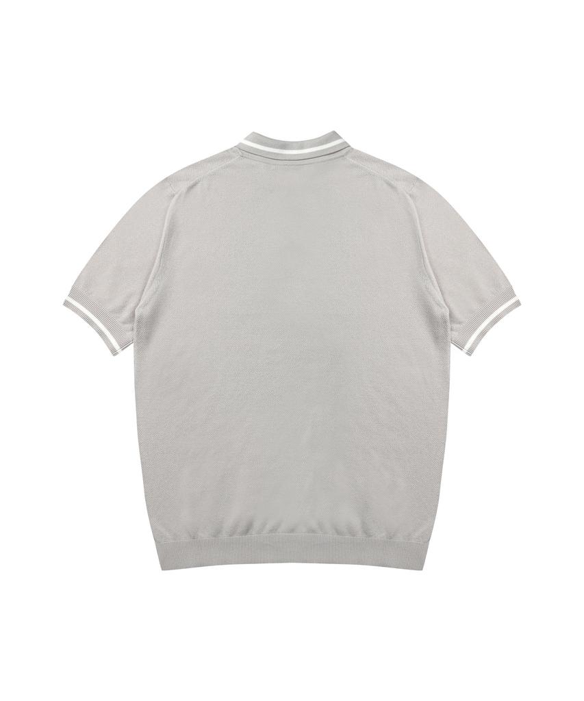 SOLEW Polo Knit_Gray