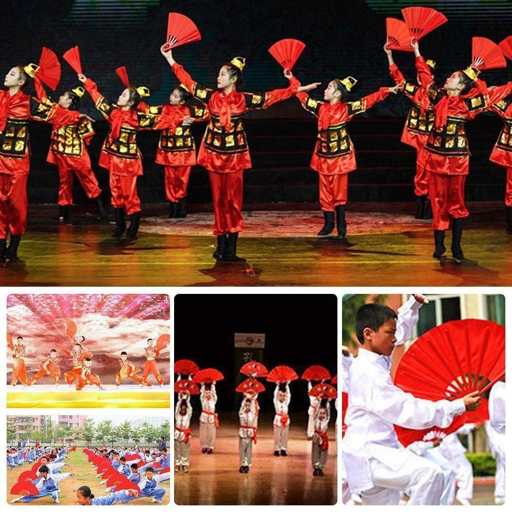 Пластиковая кость китайский веер тайцзи йога кунг-фу 10 стилей ручной складной сценический веер свадебный декор для вечеринки