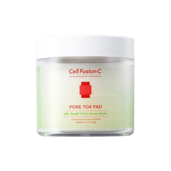 Мгновенное сужение пор/Ежедневный пилинг Cell Fusion C Triac Pore Tox Pads (60 листов)