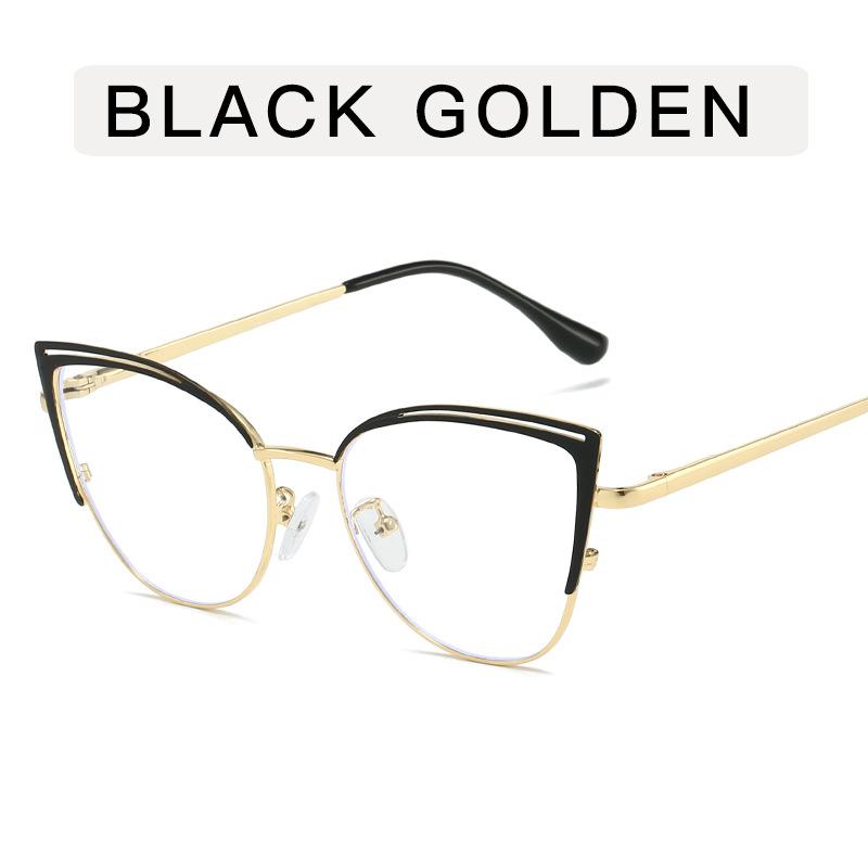 Женские очки формы «кошачий глаз» Европейский американский стильный женский очки Оправа для очков, блокирующая синий свет