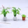 Mini Simulation Succulent Plant Potted Elf Garden Horticulture Micro Landscape Flower Ornaments Miniature Green Plant Model