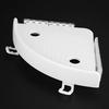 Bathroom Plastic Snap Up Corner Shelf Shower Storage Wall Holder Shampoo Holder