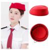 Vintage Looking Flight Attendant Hat Pillbox Hat Uniform Stewardess Hat  Performances