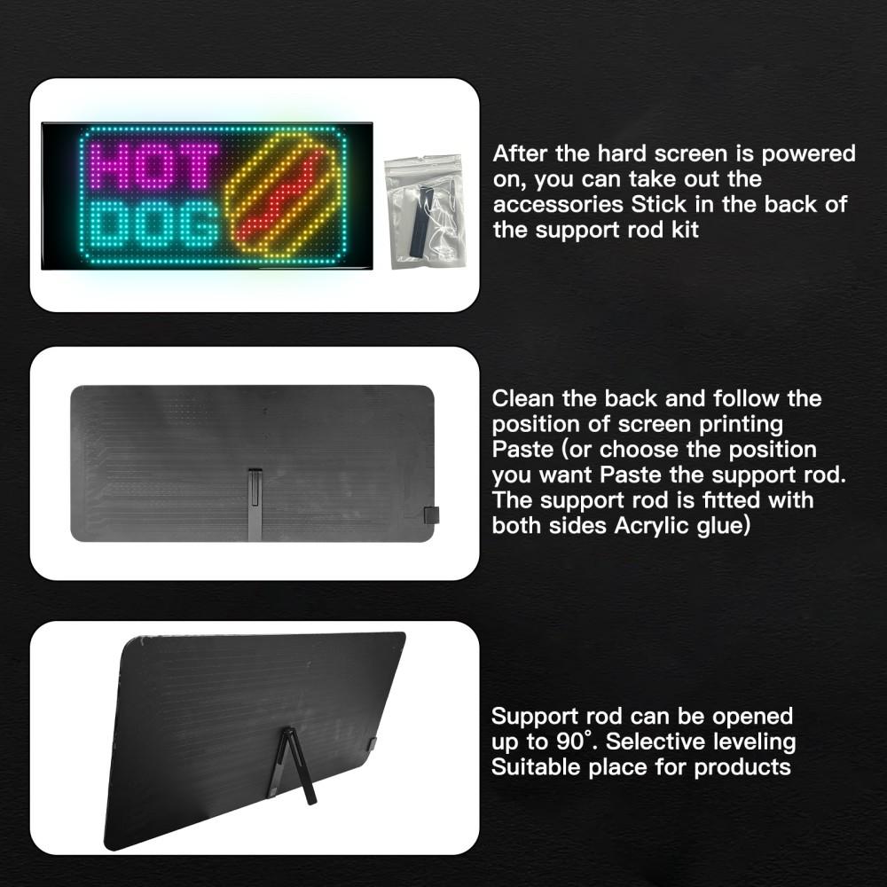 Умный светодиодный пиксельный панельный светильник DIY программируемый бегущий экран дисплей Bluetooth APP управление ночник для окон баров декор