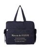 Satin Size Tote 08001386600 Carry-on Bag, Navy, F, Bag,