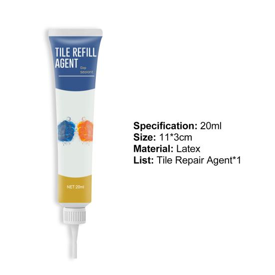 Средство для заправки плитки, эффективное водонепроницаемое средство для ремонта швов керамической плитки, 20 мл, ванна