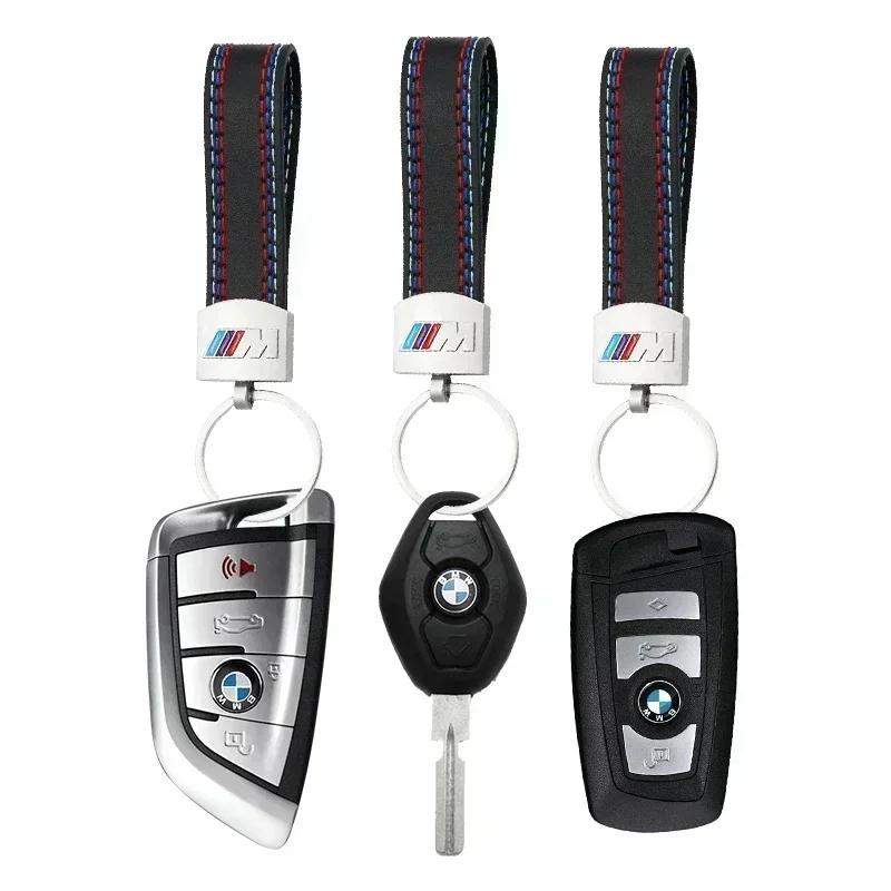 Брелок для ключей автомобиля Подвеска Двустороннее кольцо для ключей Для BMW M X1 X3 X4 X5 X6 1 3 4 5 Серии X7 F10 F15 F16 F20 F30 F18 F25 E36 E46 E90