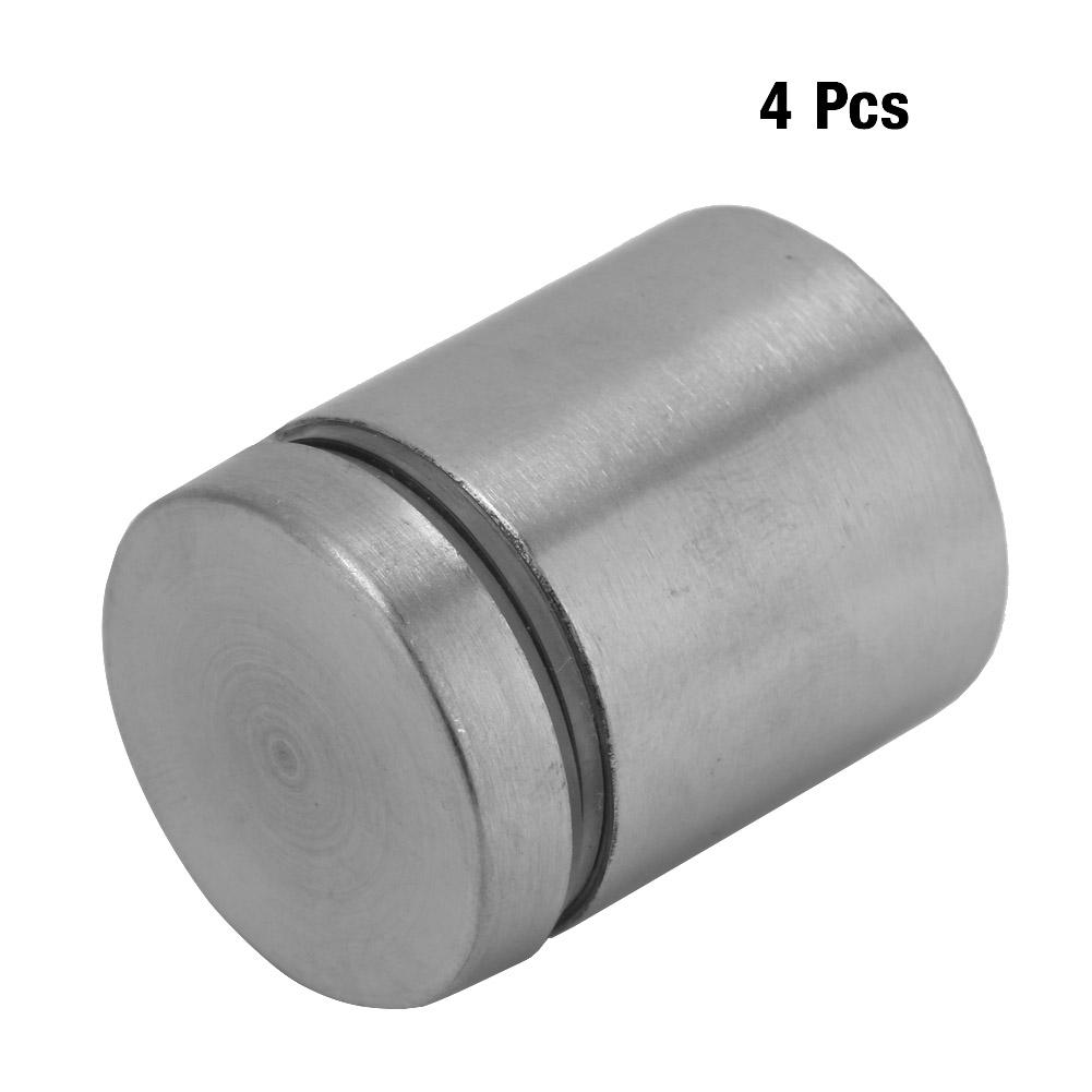 4pcs Stainless Steel Advertise Fixing Pins Glass Standoff Mounting Bolts (25*25mm)
