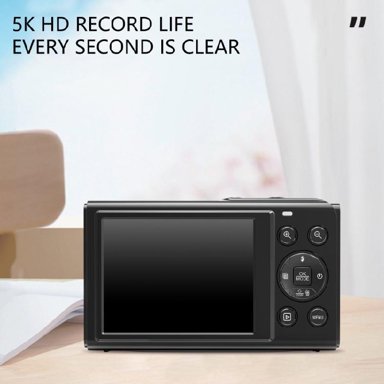 80MP Travel Camera 5K Double Screen Operation 18X Digital Zooming Function WiFi Connectivity Builts in Flashing